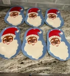 Wondershop Figural Santa Melamine Plates Set Of 6. Fixed Price $25.00.