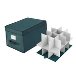 Ornament Storage Box-green Holiday Organizer Cube- 24 Individual Compartme.... Fixed Price $21.82.