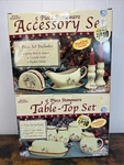 Royal Seasons 9 Piece Stoneware Christmas Table-top Set Snowmen Pattern Read. Fixed Price $18.89.