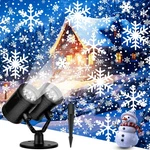Christmas Snowflake Projector Lights Outdoor Waterproof 2025 Upgraded Double .... Fixed Price $31.67.