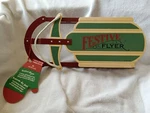 Hallmark Decorative Sled Festive Flyer Wood And Metal Xmas 15 In New With Tags. Fixed Price $9.75.