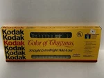 Vintage 90 Kodak Color Of Christmas Gold 50 Light Extra Bright Add Set. Fixed Price $9.95.