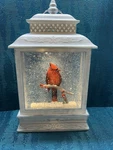 Winter Snow Globe Dean Crouser Demdaco Cardinal Musical Illuminated Christmas. Fixed Price $23.20.