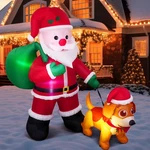 Leyndo 5 Ft Schnauzer Christmas Inflatables Outdoor Decorations Xmas Dog Blow. Fixed Price $69.79.