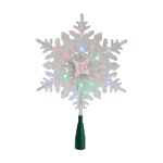 Kurt Adler 15" Three Dimensional Star Christmas Tree Topper Multi Colored Lights. Fixed Price $55.43.