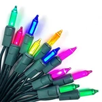 Christmas Multicolor,incandescent String Green Wire Indoor Outdo.... Fixed Price $34.32.