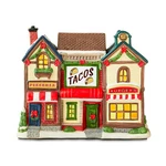 Holiday Time 2024 Village Food Shops Vintage Victorian 50308 Pizza Tacos Burgers. Fixed Price $68.86.