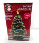 Mr. Christmas 14" Tall Nostalgic Ceramic Tree Multicolor Lights. Fixed Price $40.00.