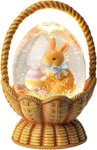 Easter Snow Globe Lantern Bunny Decorations For Home With Timer Swirling. Fixed Price $56.23.