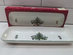 Nikko Christmastime 9" Mint Tray Candy Trinket Made Japan Crazing. Fixed Price $5.00.