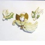 House Of Lloyd Christmas Around World Symbols Peace 3 Piece Ornament Set. Fixed Price $6.48.