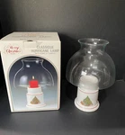 Christmas Classic Hurricane Lamp Vintage Candle Holder Jay Import Co. 10 Tall. Fixed Price $12.00.