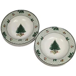 Mikasa Heritage Christmas Story CAB08 - Soup/cereal Bowls 9 1/4 Lot Of 2. Fixed Price $24.99.