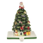 Spode Christmas Tree Stocking Holder - 5.5" Earthenware Festive Holiday Decor. Fixed Price $38.00.