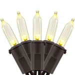 Yuletime 200 Warm White Led Christmas Lights, 66 Feet Brown Wire Certified.... Fixed Price $49.09.