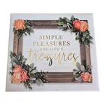 2026 Wall Calendar Simple Pleasures Are Life's Treasurers Rustic Floral Design. Fixed Price $19.99.