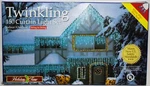Holiday Time Twinkling 150 Blue Indoor/outdoor Curtain Light Set 15FT New Unused. Fixed Price $7.99.