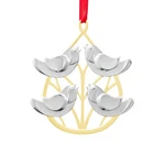 Namb Twelve Days Of Christmas Four Calling Birds Ornament Silver-p. Fixed Price $33.13.