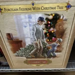 Grandeur Noel 2003 Collector's Edition Porcelain Figurine W/ Christmas Tree. Fixed Price $59.99.