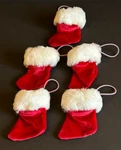 Bath & Body Works Mini Christmas Stocking Gift Decoration Card Holder Lot Of 5. Fixed Price $16.00.