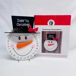 Snowman's Santas Countdown Wall Hanger Carrot Nose In X 8 1/2 11. Fixed Price $22.99.