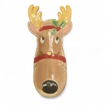 Fitz And Floyd 2005 Christmas Snack Therapy Reindeer Serving Tray New 12. Fixed Price $10.00.