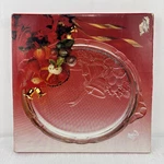Mikasa Crystal RC197/310 Holiday Bells Cake Plate Original Box. Fixed Price $9.97.