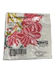Ikea Vinterfint Paper Napkins Set Of 30 Christmas Amaryllis. Fixed Price $9.99.