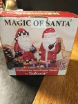 Santa's Spirit Salt Pepper Shaker Vintage Debbie Mumm For Sakura Appear Unused. Fixed Price $21.00.