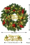 18 Inches Pre-lit Artificial Christmas Lighted Wreaths. Fixed Price $18.84.