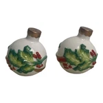 Fitz And Floyd Noel Classique Salt Pepper Shaker Christmas Ornaments 2004. Fixed Price $11.60.