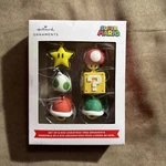 Hallmark Ornaments Super Mario & Set Of 6 Mini Christmas. Fixed Price $14.47.