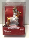 Cvs Pharmacy 2010 Exclusive Blitzen Glass Christmas Ornament Santas Reindeer. Fixed Price $19.95.