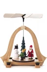 Dregeno Pyramid - Santa Snowman 10"H X 9"W 7.5"D. Fixed Price $198.00.