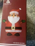 Enchanted Forest Airdorable Airblown Santa Centerpiece 22" Usb/battery Christmas. Fixed Price $12.00.