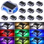 Bosceos Solar Driveway Lights Deck Dock Outdoor 12-PACK, Multicolor. Fixed Price $130.08.