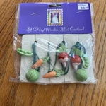 1996 Seasonal Specialty Company 3FT Spring Garland Veggie Decoration. Fixed Price $18.47.