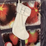 North Pole Trading Co.beautifulchristmas Stocking.super Soft Faux Fur, White,h. Fixed Price $14.98.