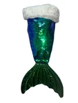 Mermaid Tail Sequins Christmas Holiday Stocking. Fixed Price $16.99.