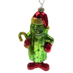 Accoutrements Santa Christmas Pickle Tree Ornament Novelty Fun Gag Gift Glass. Fixed Price $18.99.