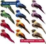 Lwingflyer Fake Birds Clip Artificial Ornaments For Crafts & Decoration,. Fixed Price $23.54.