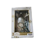Kurt Adler 9.5" Lighted Angel W/ Trumpet Capiz Shell Christmas Tree Topper-used. Fixed Price $10.15.