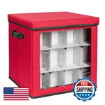 Honey-can-do 48-ORNAMENT Storage Red SFT-08360. Fixed Price $35.66.