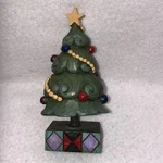 Jim Shore Mini Christmas Tree Figurine 2012 Enesco Heartwood Creek 4" X 2". Fixed Price $27.99.
