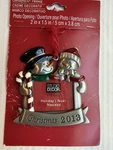 Christmas Snowman Ornament Frame By Studio Decor. Fixed Price $15.00.