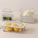 Neoflam 2 Set Fika One Borosilicate Glass Food Container With Lid, Oven Safe. Fixed Price $39.99.