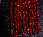 Red Glitter Icicle Ornaments Drip Design Holiday Time Shatterproof Set 10. Fixed Price $13.78.
