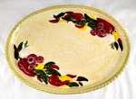 Vintage Elements Monterrey 18" Oval Serving Tray / Platter - 3D Vegetable Decor. Fixed Price $22.00.