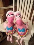 Gemmy Animated Singing Christmas Pink Flamingo 5 O'clock Somewhere/jingle Bells. Fixed Price $34.95.