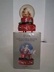 New Hallmark 2001 Coca-cola Santa Christmas Musical Snow Globe Moving Train Read. Fixed Price $19.95.